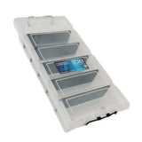 NNEDSZ Under Bed 6 Compartment Storer with Wheels 27L Container Tub Storage Unit
