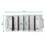 NNEDSZ Under Bed 6 Compartment Storer with Wheels 27L Container Tub Storage Unit
