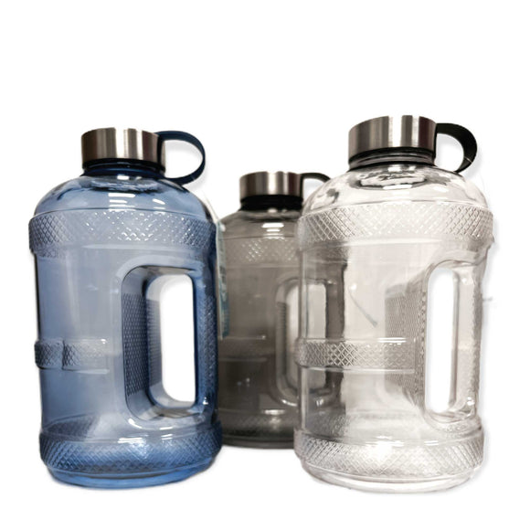 NNEDSZ 2.2L Large Water Drink Bottle Twist Lid - BPA Free Jug - Random Colour