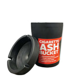 NNEDSZ 12 Pk Cigarette AshtBucket Black with Lid Large Tobacco Ash Smoke Car Holder