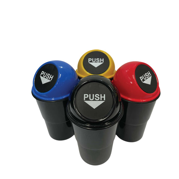 NNEDSZ 1x 550ml Mini Car Rubbish Bin - Cup Holder Trash Can Coin Random Colour