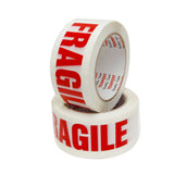 NNEDSZ 1x Fragile Packing Tape 48mmx75m - Long Rolls Red White Packaging Adhesive Label
