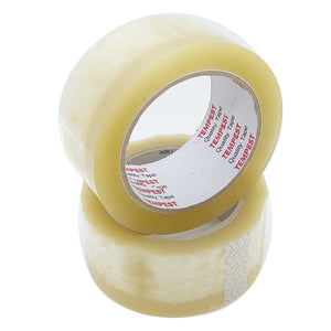 NNEDSZ 1x Clear Hotmelt Packaging Tape 48mmx75m - Heavy Duty Shipping Packing Adhesive