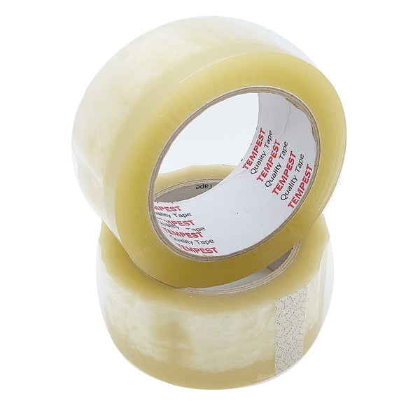 NNEDSZ 1x Clear Hotmelt Packaging Tape 48mmx75m - Heavy Duty Shipping Packing Adhesive