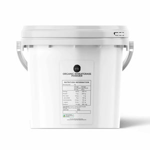 NNEDSZ 2Kg Organic Wheatgrass Powder Tub Bucket Superfood Wheat Grass Supplement
