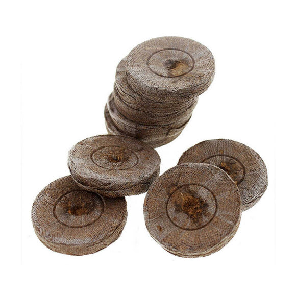 NNEDSZ 25pk Jiffy 7 Peat Pellets 44mm - Biodegradable Root Propagation Block Nutrifield