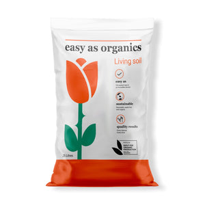 NNEDSZ 25L Living Soil - Water Only Base Plant Grow Nutrient Substrate - Easy As Organics