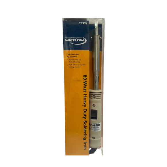 NNEDSZ 80W Soldering Iron Pencil - 7mm Chisel Tip Heavy Duty Comfortable Durable Design