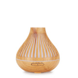 NNEDSZ Essential Oil Aroma Diffuser and Remote - 500ml Flat Top Wood Mist Humidifier