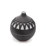 NNEDSZ Essential Oil Aroma Diffuser - 180ml USB LED Dark Wood Mist Humidifier