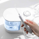 NNEDSZ Water Jet Dental Flosser 1000ml White - Electric Oral Pressure Irrigator