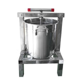 NNEDSZ Honey Wax Press 10L - Capping Stainless Steel Manual Presser 23cm Barrel Beekeep