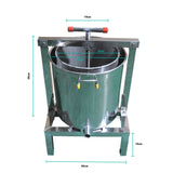NNEDSZ Honey Wax Press 10L - Capping Stainless Steel Manual Presser 23cm Barrel Beekeep