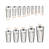 NNEDSZ 14pc Stainless Steel Caulking Nozzles - Sealant Applicator Accessory Tool Set