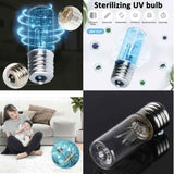 NNEDSZ 3W Replacement UV Light Lamp Bulb Sterilising Disinfecting Germicidal Ozone