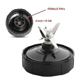 NNEDSZ For Nutri Ninja Blender 6 Fin Female Extractor Blade - Replacement Juicer Parts