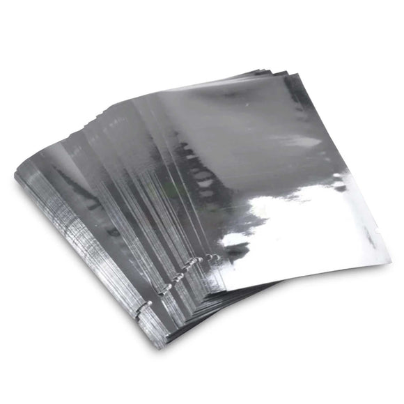 NNEDSZ 100x Mylar Vacuum Food Pouches 11x16cm - Standing Insulated Food Storage Bag