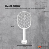 NNEDSZ 2 in 1 Rechargeable Mosquito Swatter - Electronic Fly Insect Bug Zapper Racket
