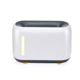 NNEDSZ Essential Oil Aroma Diffuser and Remote - White 240ml Flame Fire Style Air Humidifier