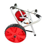 NNEDSZ Collapsible Kayak Trolley - Folding Beach Canoe Boat Transporter Cart