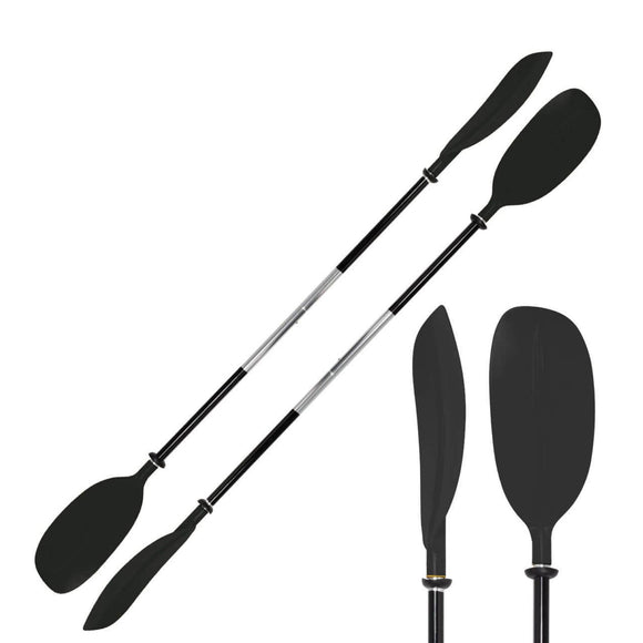 NNEDSZ 2.17M Kayak Paddle - Curved Blade Position Shift Oar Aluminium Shaft