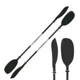 NNEDSZ 2.17M Kayak Paddle - Curved Blade Position Shift Oar Aluminium Shaft