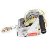NNEDSZ 1200lb Manual Hand Winch Steel Wire - Boat Jet Ski Marine Trailer Crank 500KG