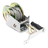 NNEDSZ 1200lb Manual Hand Winch Steel Wire - Boat Jet Ski Marine Trailer Crank 500KG