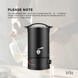 NNEDSZ 10L Candle Wax Heater Black With Tap - Soy Wax Melter Candle Making Pot