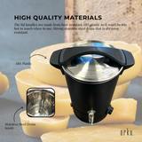 NNEDSZ 8L Candle Wax Heater Black With Tap - Soy Wax Melter Candle Making Electric