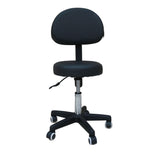 NNEDSZ Salon Stool - Adjustable Swivel Chair with Back - Pedicure Beauty Hairdressing