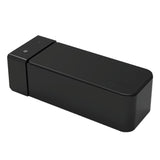 NNEDSZ 600ml Ultrasonic Jewellery Cleaner Mini Black - Personal Portable Sonic Bath