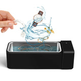 NNEDSZ 600ml Ultrasonic Jewellery Cleaner Mini Black - Personal Portable Sonic Bath