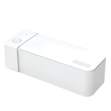 NNEDSZ 600ml Ultrasonic Jewellery Cleaner Mini White - Portable Personal Sonic Bath
