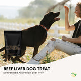 NNEDSZ 1Kg Dog Treat Beef Liver Pieces - Dehydrated Australian Healthy Puppy Chew