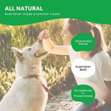 NNEDSZ 1Kg Dog Treat Beef Liver Pieces Bucket - Dehydrated Australian Healthy Puppy Chew