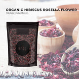 NNEDSZ 50g Organic Hibiscus Rosella Flower Crushed - Dried Herbal Tea Supplement