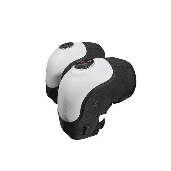 NNEDSZ 2x Electric Knee Massager - Rechargeable Air Compression Heat Vibration Machine