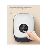 NNEDSZ 2x Electric Knee Massager - Rechargeable Air Compression Heat Vibration Machine
