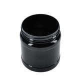 NNEDSZ 48x 1.5L Wide Mouth Plastic Jars and Lids Black - Empty Protein and Powder Tubs