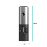 NNEDSZ Electric Salt and Pepper Grinder - 70ml One Press Battery Operated Shaker Mill