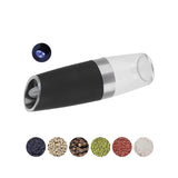 NNEDSZ Automatic Gravity Electric Salt and Pepper Grinder - Battery Operated Shaker Mill