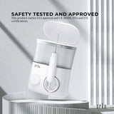 NNEDSZ Water Jet Dental Flosser 600ml White - Electric Oral Pressure Tooth Irrigator