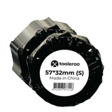 NNEDSZ Tooleroo 10 Rolls x 1000 Thermal Labels 57mmx32mm - White Shipping Stickers