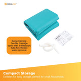 NNEDSZ Portable Bathtub and Wireless Pump - Inflatable Foldable Collapsible Adult Tub