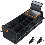 NNEDSZ Car Boot Organiser With Cooler - Collapsible Storage Box For Trunk