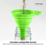 NNEDSZ 4 Tier Metal Spice Rack - Kitchen Pantry Herb Storage Organiser