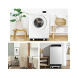 NNEDSZ Adjustable Appliance Base Stand - Lock Wheel Trolley For Washing Machine Fridge