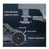 NNEDSZ Adjustable Appliance Base Stand - Lock Wheel Trolley For Washing Machine Fridge