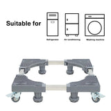 NNEDSZ Adjustable Appliance Base Stand - Lock Wheel Trolley For Washing Machine Fridge